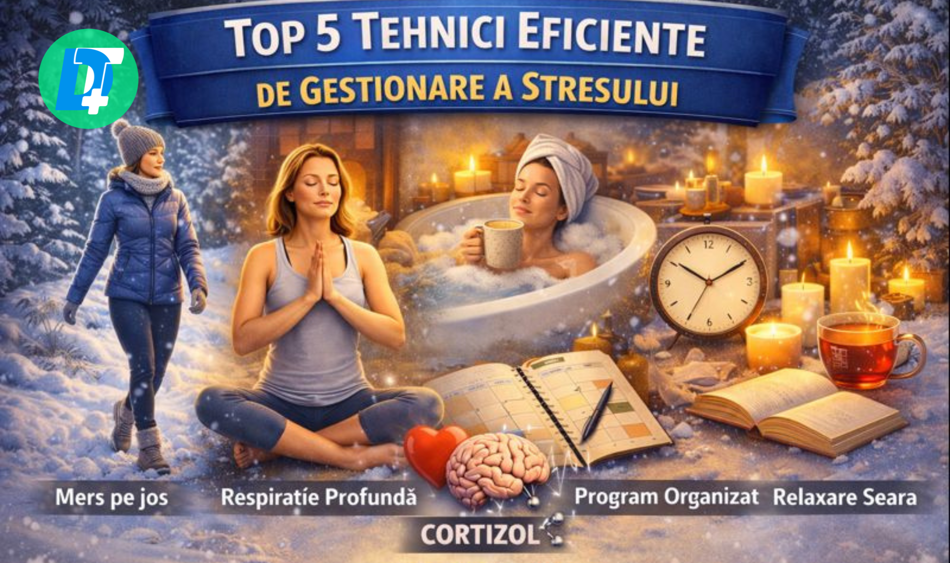 Top 5 Tehnici Eficiente de Gestionare a Stresului – Soluții Fiziologice Reale