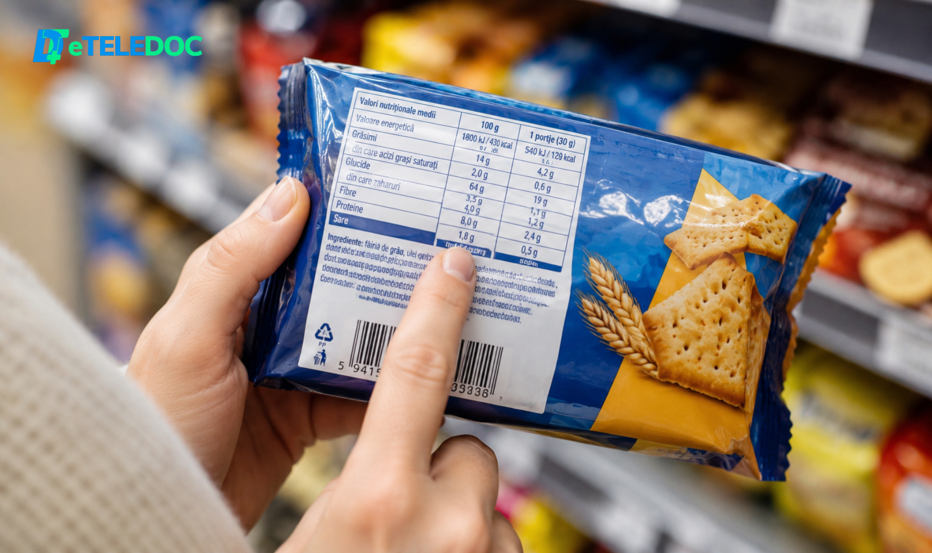 Află cum te pot induce în eroare porțiile de pe etichetele alimentare și cum verifici corect caloriile, zahărul și sarea.